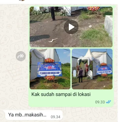 Pengiriman Karangan Bunga Tempat Pernikahan Bekasi