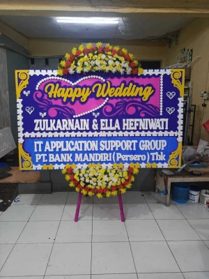 Papan Bunga di Tempat Pernikahan Bekasi